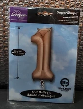 ANAGRAM SUPER SHAPE FOIL BALLOON  34'' TALL HELIUM  #1