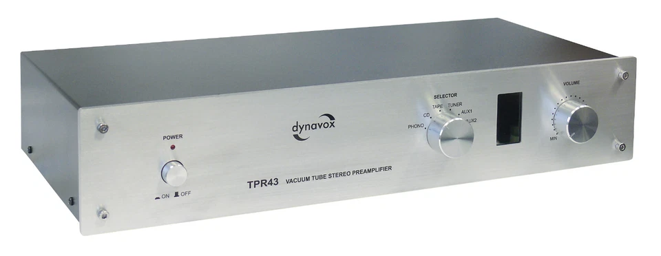 DYNAVOX  RÖHRENVORSTUFE  TPR-43 SILBER   Phono MM/MC  TPR43 Vorverstärker - Bild 4 von 4