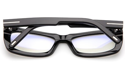 NEW TOM FORD TF5966-B 001 ECO Black Eyeglasses Frame 55-18  display picture 3