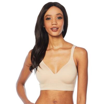 Rhonda Shear Bra with Back Closure in Nude 645-575 , Size M | eBay