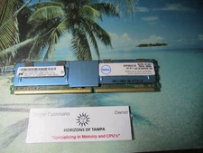 Micron MT72HTS1G72FZ-667H1D6 8GB PC2-5300F 667Mhz ECC RAM DELL STICKER SNPM788DC