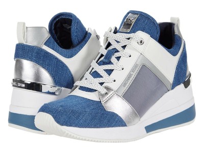 michael michael kors georgie trainer wedge sneakers