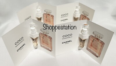 Lot of 4 Chanel COCO MADEMOISELLE Eau De Parfum Vial 1.5ml Each