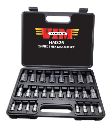VIM Tools HMS26 26 Piece Hex Driver Set 