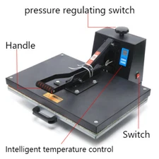 1800W Commercial Heat Press Machine 16" x 24" Digital Display For DIY T-Shirt