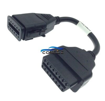 #ad 12pin to OBDII OBD2 16pin for Komatsu Cummins diagnostic connect Cable wire line $37.99