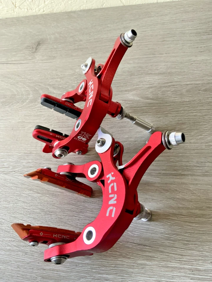 Pinças de freio KCNC C6 GRAVIDADE ZERO 218 GRAMAS 39-49 MM ALCANCE - Imagem 3 de 4