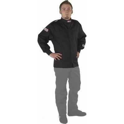 G-Force Racing 4126SMLBK Small Size GF125 Single Layer Driving Suit Jacket Black
