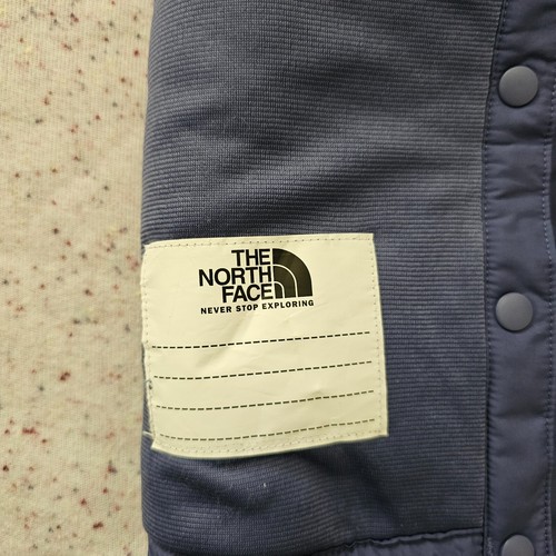 The North Face Girls Fleece Mashup Zip Jacket in Cave Blue Size XL (14-16) NEW - Picture 7 of 14