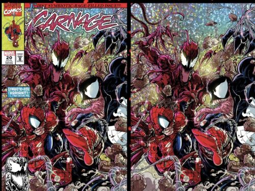 CARNAGE (#1) KAARE ANDREWS EXCLUSIVE TRADE DRESS & VIRGIN VARIANT SET - Picture 1 of 23