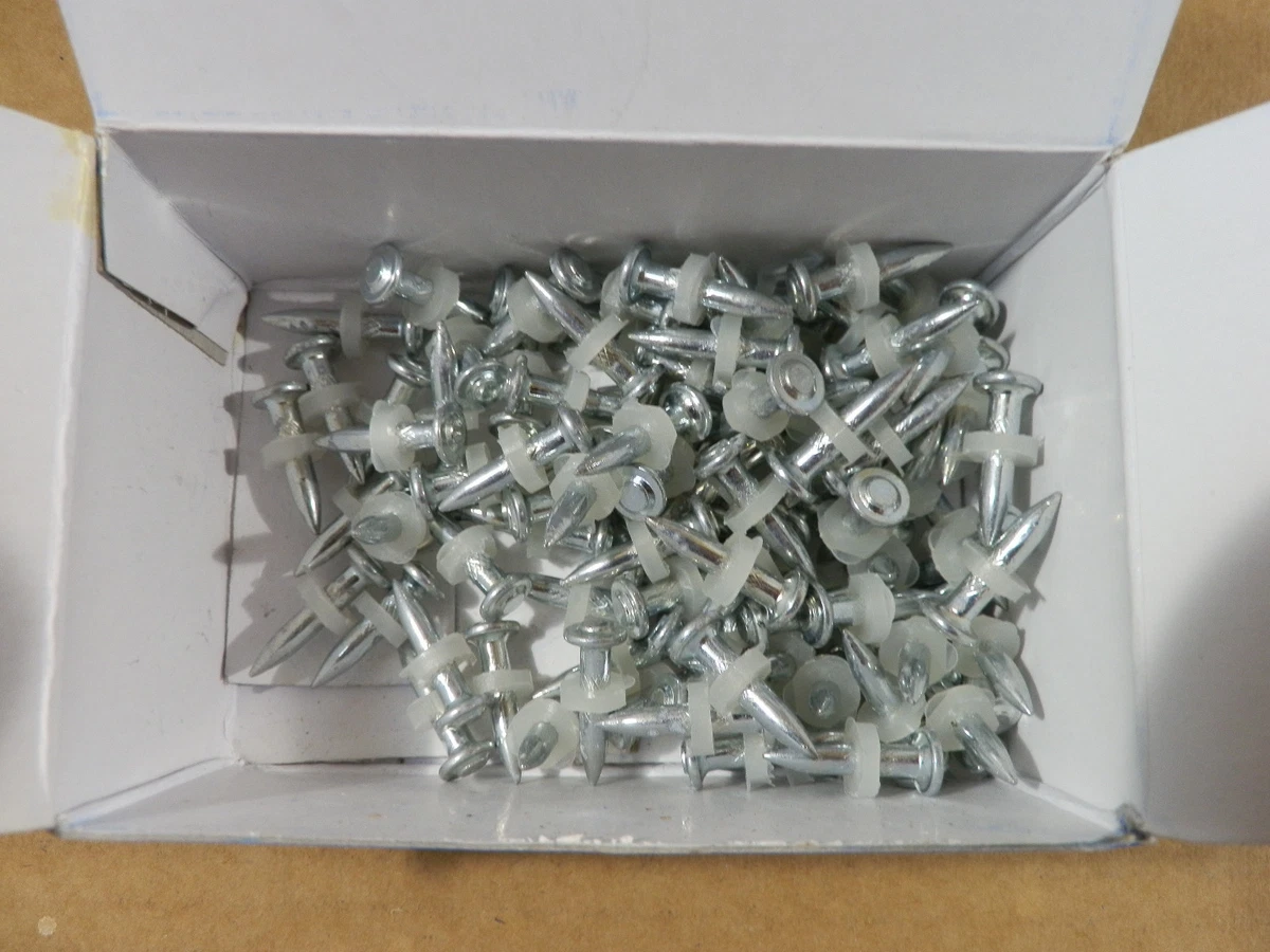 1400x 19mm Drive Pins Nails Plastic Washer for Hilti DX460 DX351 DXA41 DXA40