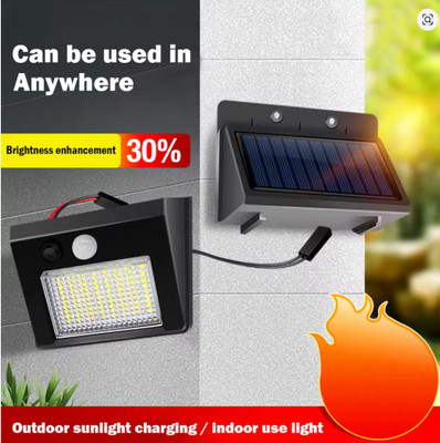 32/48 LED Split Solar Light PIR Motion Sensor Wall Lamp IP65 Outdoor
