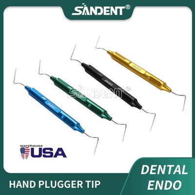 Dental Endodontic Hand Plugger NiTi/Stainless Steel Tip Filler Vertical Presser