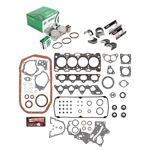 Juego completo de juntas pistones rodamientos aptos para 93-97 Mitsubishi Plymouth 4G64 Foto 2 de 4