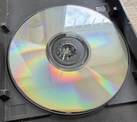 SEGA Saturn Console - Black MK-80000 2 Controllers & 8 Games Lot VIRTUA COP