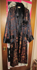 Vintage Longevity Silk Robe From Hangzhou China Woman's Size 14 -16 52 