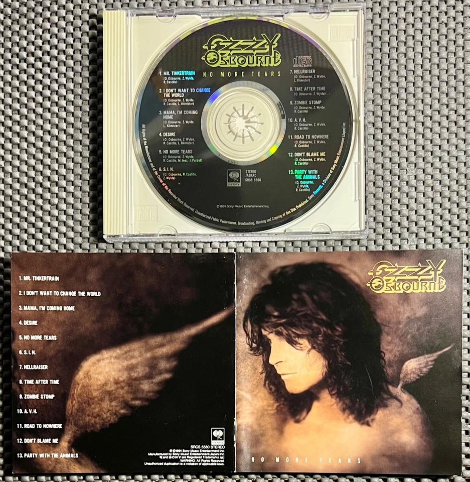 Ozzy Osbourne - No More Tears [CD - 1st Japan Press - 1991 - NM/NM] Heavy Metal - Photo 3/3