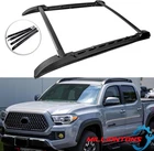 For 2005-2023 Toyota Tacoma Double Cab Top Roof Rack Side Rails Cross Bars Set