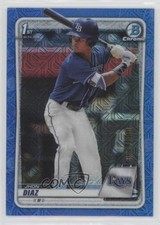 2020 Bowman Chrome Prospects Mega Box Blue Mojo Refractor 97/150 Jhon Diaz 1g3