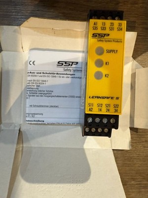 SSP Safety System Products Standardsicherheitsrelais sp-s-00-001-01 -Neu/OVP-