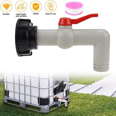 IBC Auslaufhahn IBC Tank Zubehör Wassertank IBC Adapter Kugelhahn mit Tülle 32mm
