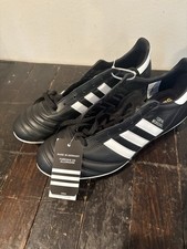 Adidas Copa Mundial Soccer Cleats Mens 10.5 Leather Black Made In Germany 015110