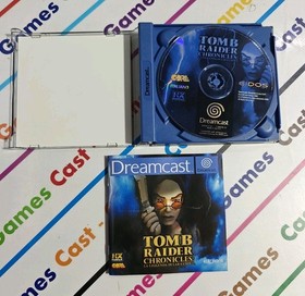 SEGA DREAMCAST TOMB RAIDER CHRONICLES MINT ITALIAN COMPLETE 