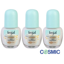 3 X Fenjal Creme Deodorant Roll on Cream 50ml