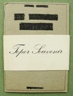 Fluxus, 1975:  Roland TOPOR:  ' Souvenir ' ;  rare unreadable artist's multiple