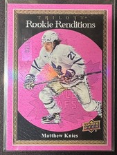 2023-24 Upper Deck Trilogy Hockey Rookie Renditions Pink /25 #RR-2 Matthew Knies