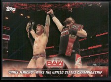 2018 Topps WWE Road To Wrestlemania #10 Chris Jericho Wins