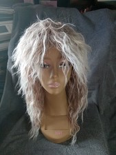 20 Inch New Grey Rocker Wig