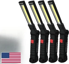 Working Light Rechargeable Work Lights Magnetic Base Hanging 360° Rotate COB LED