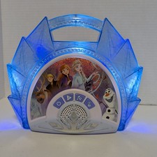 Disney Frozen 2 Sing-Along Boombox Speaker Music Lights Karaoke Microphone Anna