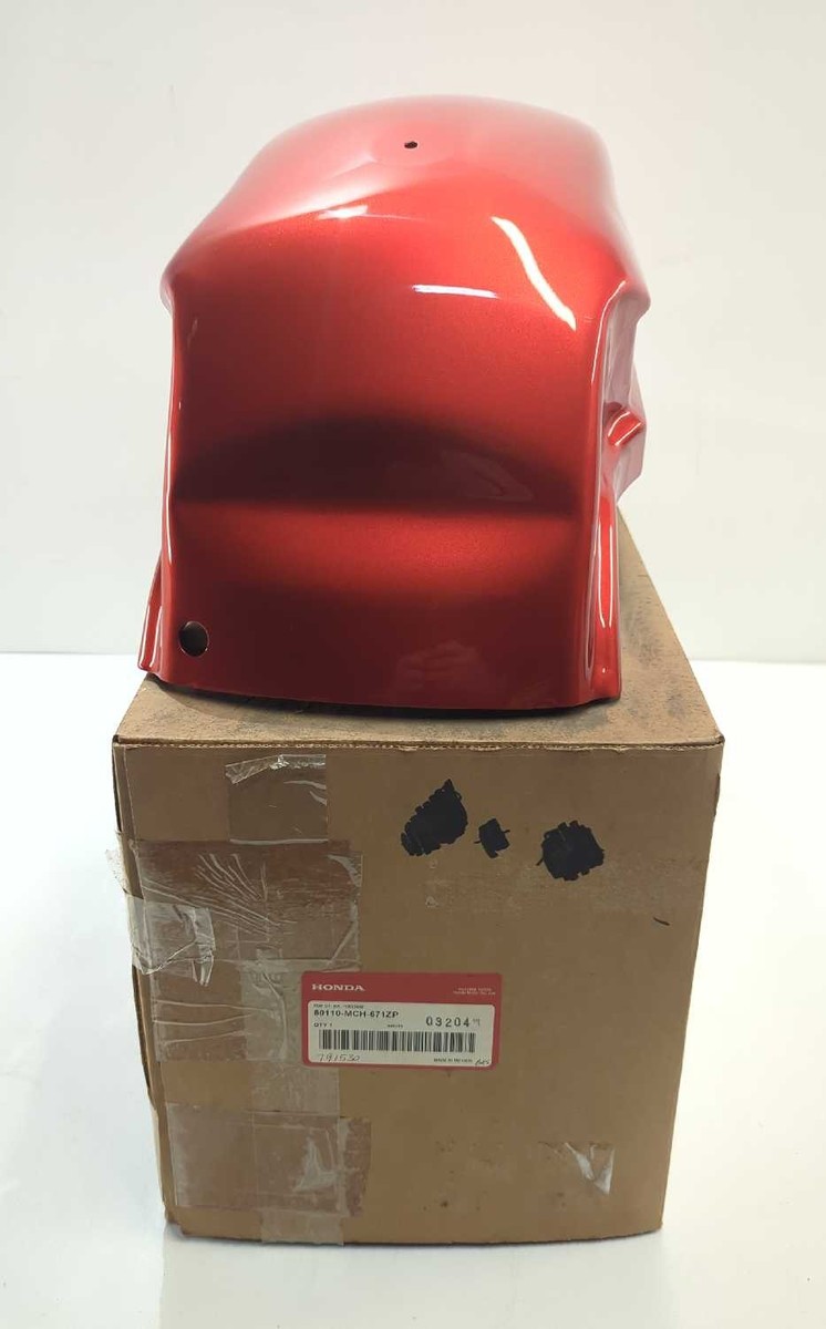 スターレット用リアバンパー赤(純正)品 New OEM Honda Rear Fender 2002-2008 VTX1800C Orange YR235M 80110