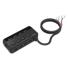 Fusible de bloque de fusibles universal para motocicleta para kit de caja de relé con 4 circuitos 12V 20A