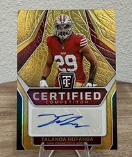2024 Totally Certified Talanoa Hufanga Auto /10 Gold Certified Competitor 49ers