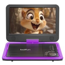 BOIFUN Kids Portable DVD Player 12.5" with 10.5" Swivel HD Screen for Car Travel