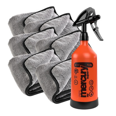 MEGA CLEAN MEGA-Flausch 6er Set + Kwazar Mercury SUPER 360 VITON 1L