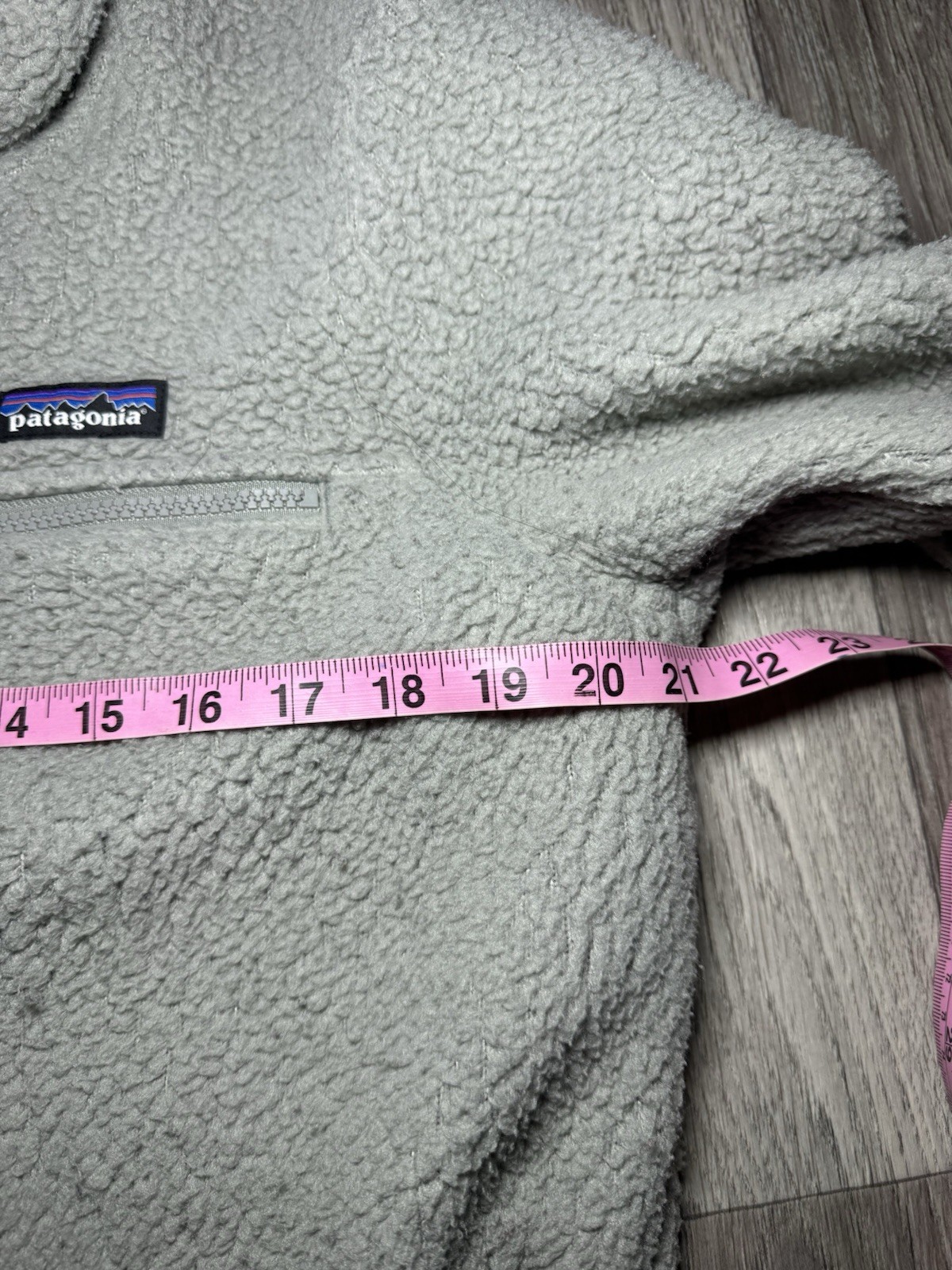 Patagonia Hoodie Womens Gray Purple Full Zip Sherpa Fleece Shearling Deep Pile thumbnail 6