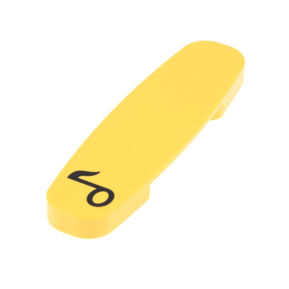1X Lego Duplo Train Action Code Brick B-Ware Used Yellow Signal Note 35962pb05