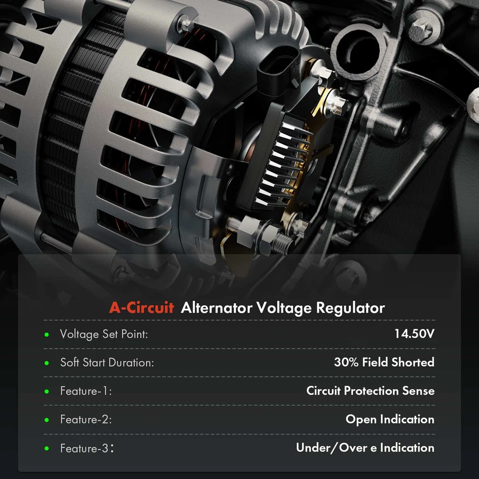 Alternator Voltage Regulator for Nissan Altima 1994-1997 Sentra Pathfinder 14.5V - Image 2 of 4