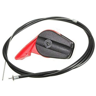 Swess 65'' Lawn Mower Throttle Cable Universal Kit with Control Switch Lever... 
