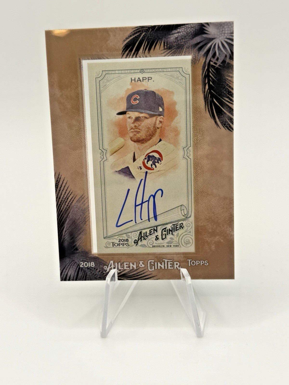 Ian Happ #MA-IH Baseball Cards 2018 Topps Allen & Ginter Framed Mini Autographs trading card — raw and PSA graded price guide