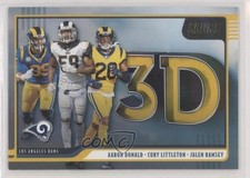 2020 Score 3D Gold Aaron Donald Cory Littleton Jalen Ramsey #3D-ACJ 0k6a