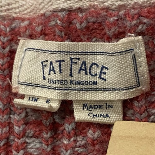 Fat Face Fair Isle Wollmischung Pullover Damen Gr. S (US 2) Winterszene Pullover - Bild 4 von 15