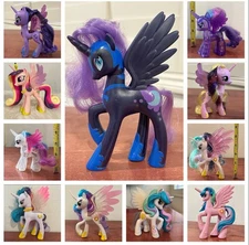 My LIttle Pony Princess Luna Nightmare Moon Celestia Cadance Brushable Figure