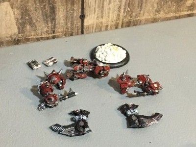 A24825 WARMACHINE HORDES KHADOR METAL BERSERKER CUSTOM AXE HEADS PP