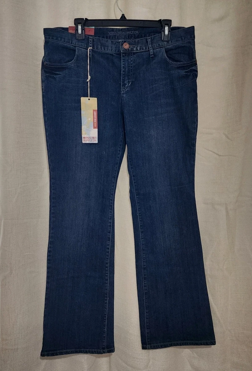Jean Femme Mossimo – Taille Haute MOM Destroyed – Taille 16 – Bleu Clair – Neuf Sans étiquette