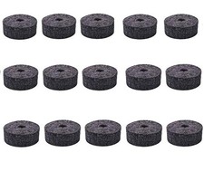 Round Soft Grey Cymbal Stand Felt Washer for Drum Set of 15  1.57 Inch 